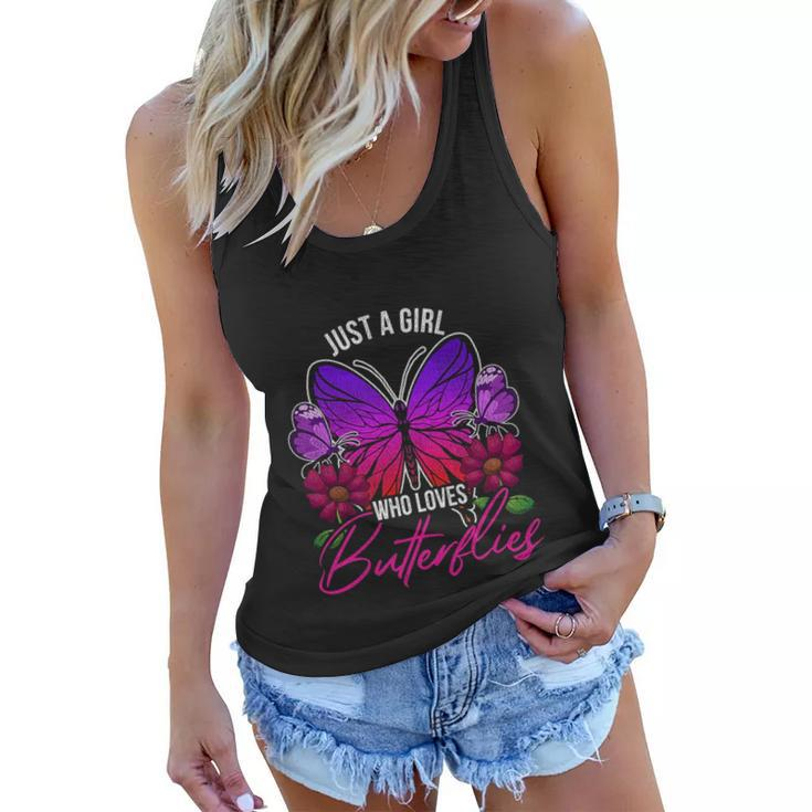 Animal Insect Butterfly Lover Girls Women Pretty Butterfly Women Flowy Tank