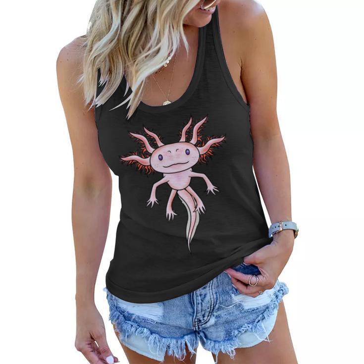 Axolotl Cute Women Flowy Tank