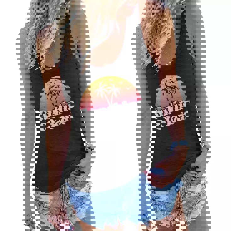 Bacon Gift - Sunshine And Bacon Women Flowy Tank