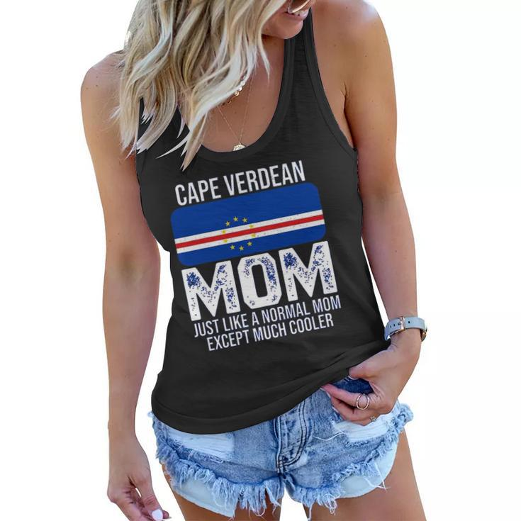Cape Verdean Mom Cape Verde Flag Design For Mothers Day Women Flowy Tank