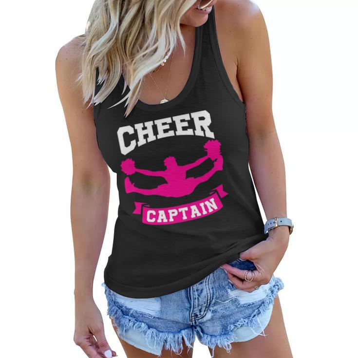 Cheer Captain Cheerleader Cheerleading Lover Gift Women Flowy Tank