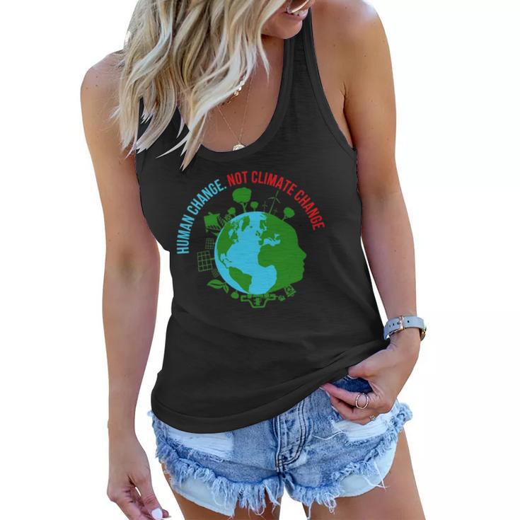 Climate Change Action Justice Cool Earth Day Lovers Gift Women Flowy Tank