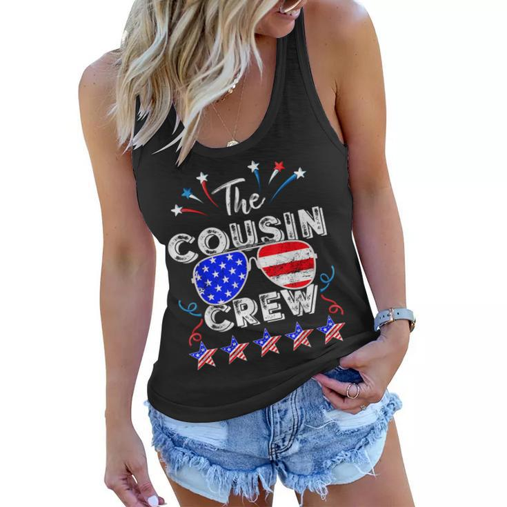 Cousin Crew 4Th Of July Patriotic American Family Matching  V2 Women Flowy Tank