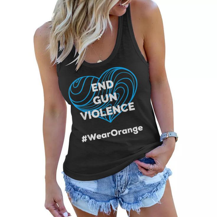 Enough End Gun Violence Wear Orange  Women Flowy Tank