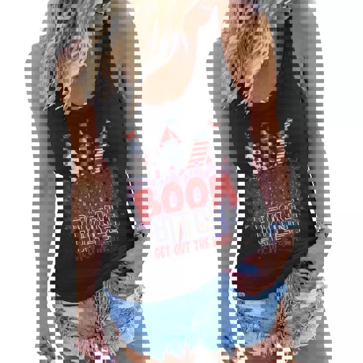 Fireworks 4Th Of July Boom Bitch Get Out The Way V2 Women Flowy Tank