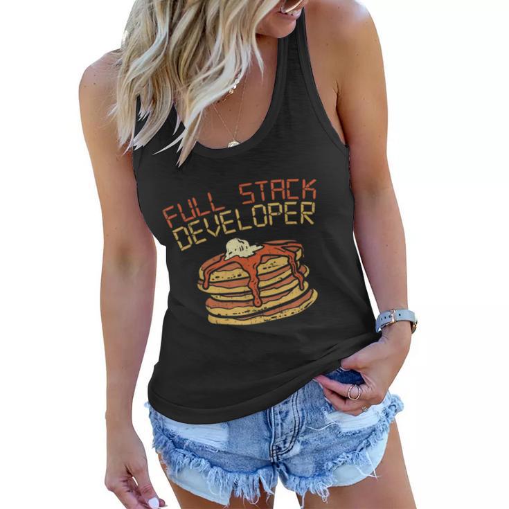 Full Stack Developer Funny Programmer Coding Coder Women Flowy Tank