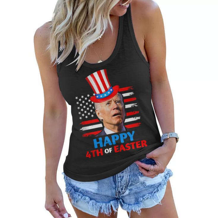 Funny Joe Biden Happy 4Th Of Easter Confused 4Th Of July  Women Flowy Tank