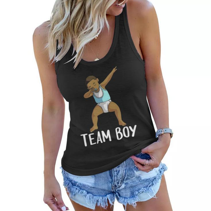Funny Team Boy Gender Reveal Gift Men Women Cool Baby Boy Women Flowy Tank