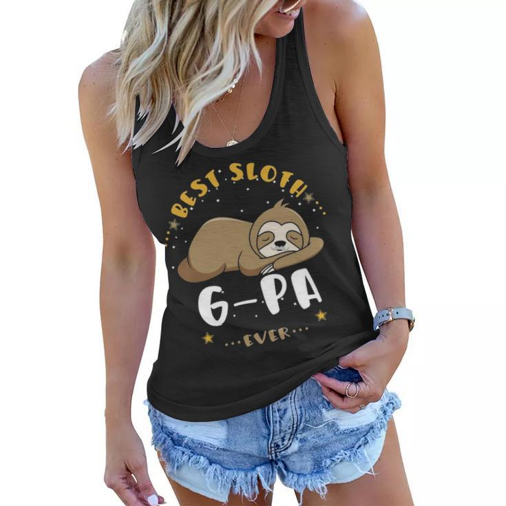 G Pa Grandpa Gift   Best Sloth G Pa Ever Women Flowy Tank