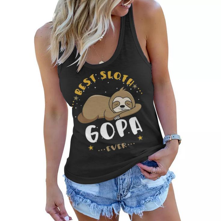Gopa Grandpa Gift   Best Sloth Gopa Ever Women Flowy Tank