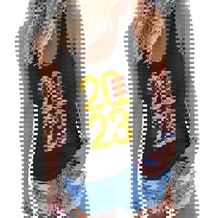 Happy New Year 2023 New Years Eve Party Supplies Nye Women Flowy Tank