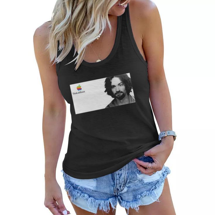 Heres To The Crazy Ones Think Different Women Flowy Tank