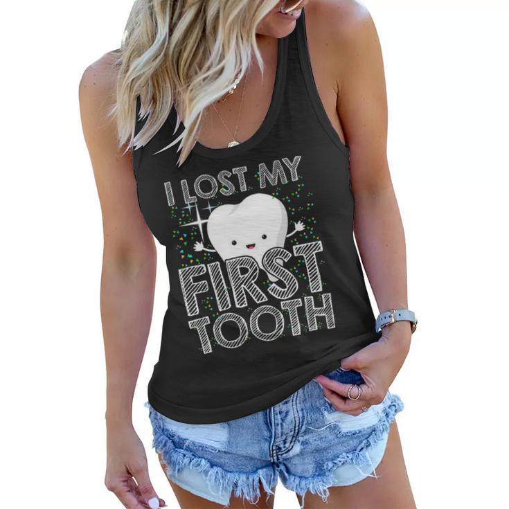 I Lost My First Tooth Baby Tooth Fairy Women Flowy Tank