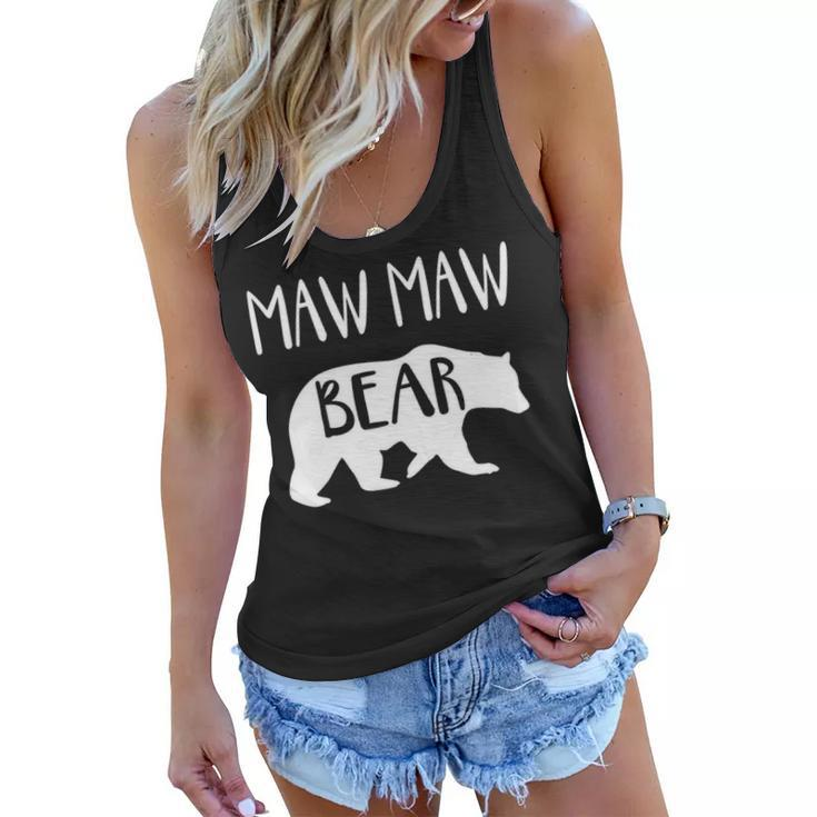 Maw Maw Grandma Gift   Maw Maw Bear Women Flowy Tank