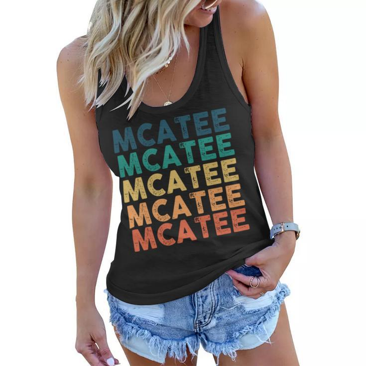 Mcatee Name Shirt Mcatee Family Name V2 Women Flowy Tank