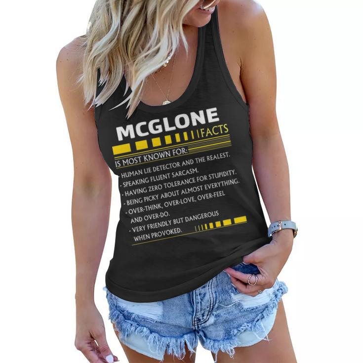 Mcglone Name Gift   Mcglone Facts Women Flowy Tank
