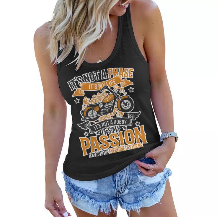 Motorcycle Passion Biker Cute Dreaming 488 Shirt Women Flowy Tank