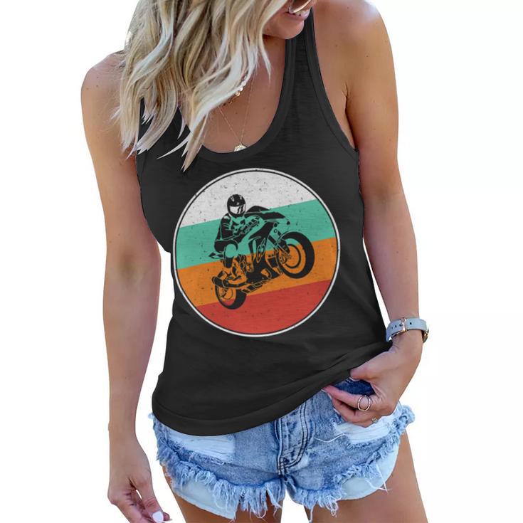 Motorcycle Racing Motorcycle Biker 484 Shirt Women Flowy Tank