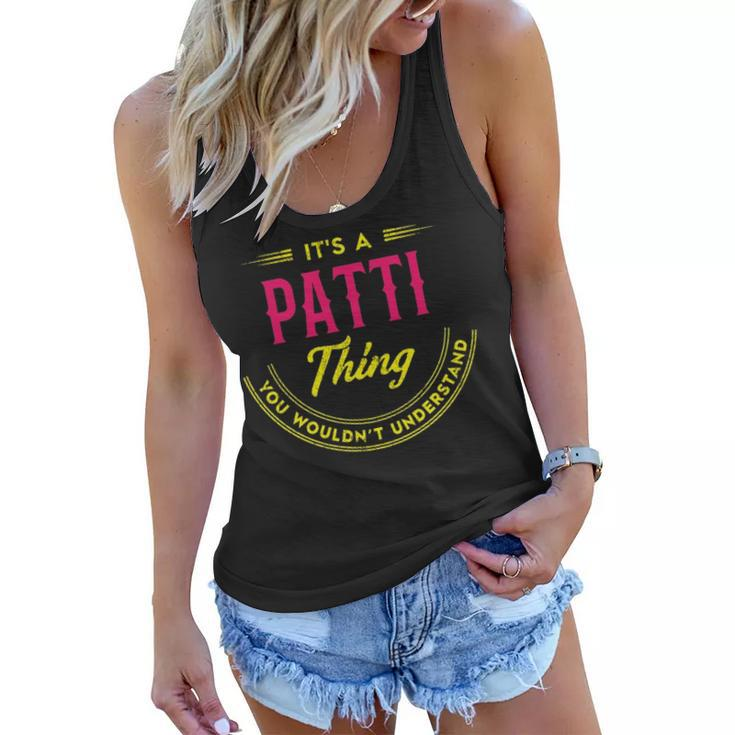 Patti Shirt Personalized Name Gifts T Shirt Name Print T Shirts Shirts With Name Patti  Women Flowy Tank