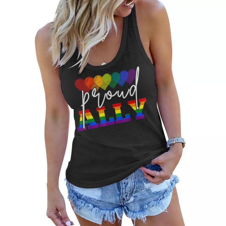 Proud Ally Ill Be There For You Lgbt  Women Flowy Tank