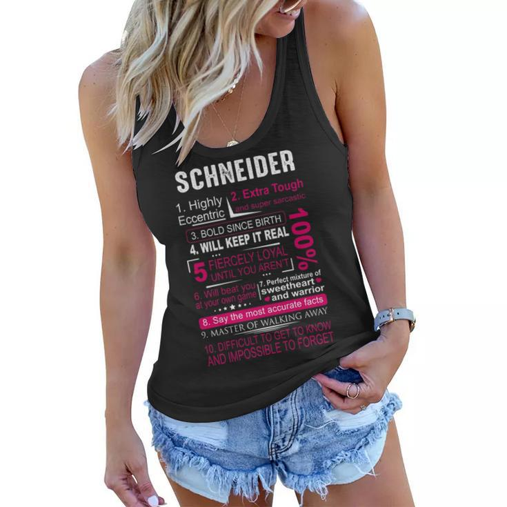 Schneider Name Gift   Schneider Women Flowy Tank