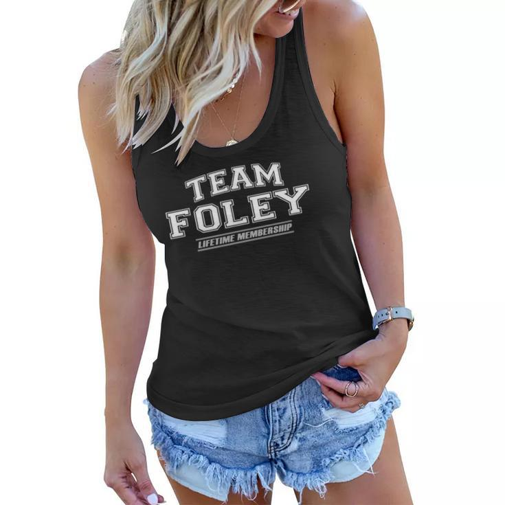 Team Foley Proud Family Surname Last Name Gift Women Flowy Tank
