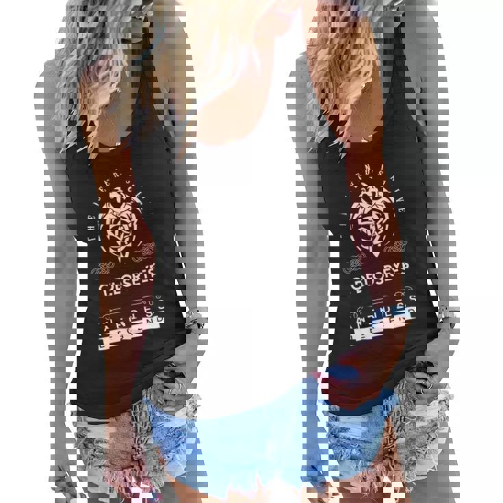 The Legend Is Alive Custom Name An Endless Legend Women Flowy Tank