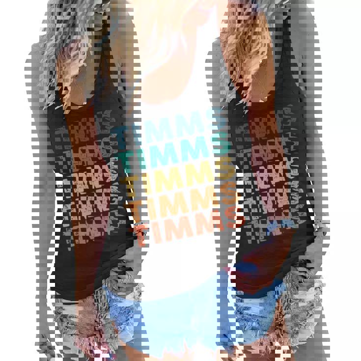 Timms Name Shirt Timms Family Name Women Flowy Tank
