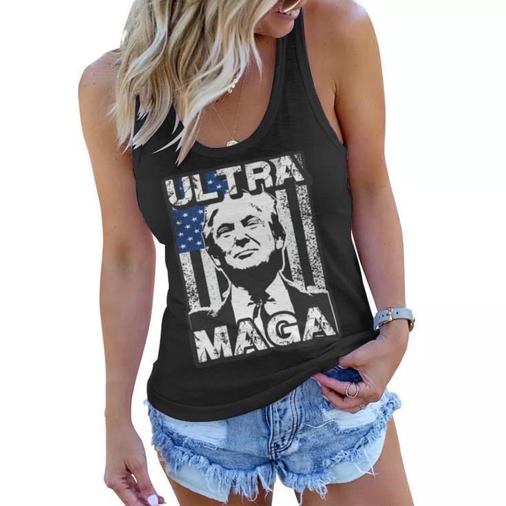 Ultra Maga And Proud Of It V26 Women Flowy Tank