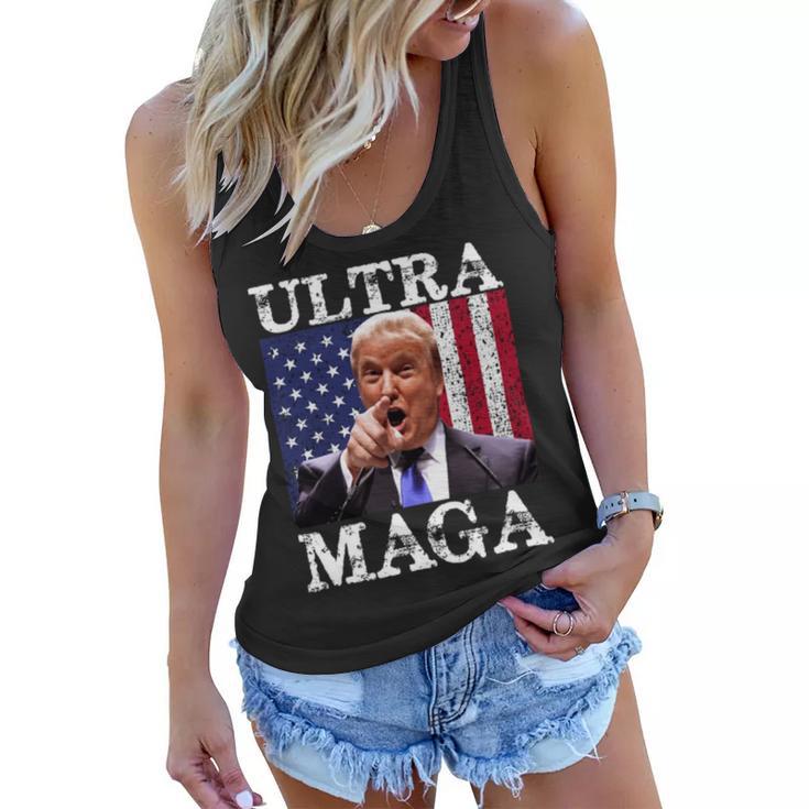 Ultra Maga Ultra Maga Funny Ultra Maga 2024 Ultra Maga And Proud Of Itultra Maga Proud Women Flowy Tank