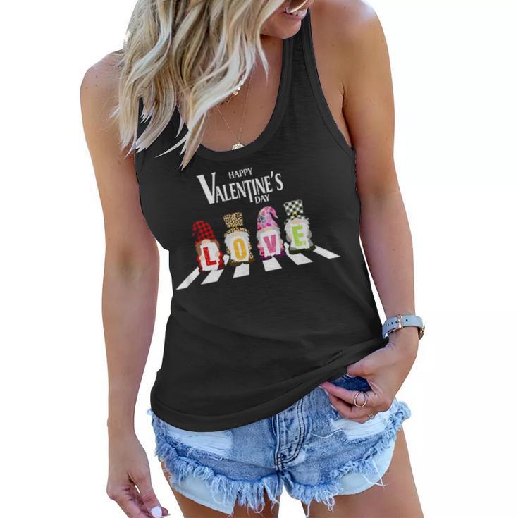 Valentinegnomecrosswalk Women Flowy Tank