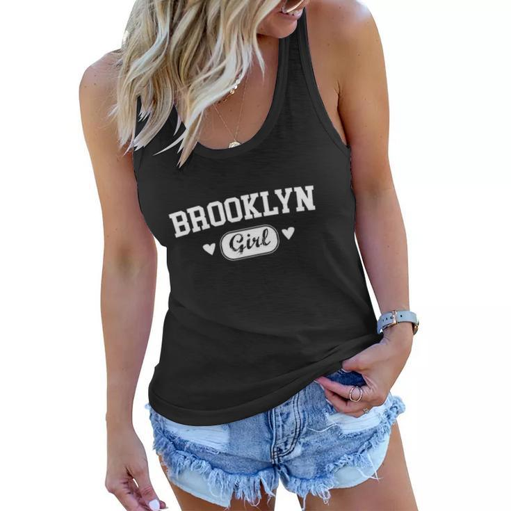 Womens Brooklyn Girl New York Born Raised Home State Pride Gift Women Flowy Tank