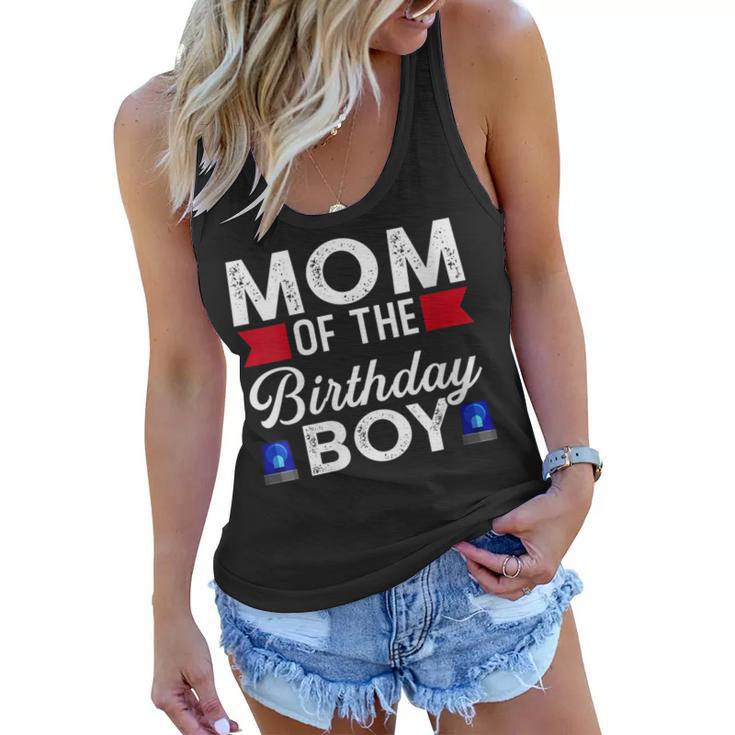 Womens Mom Of The Birthday Boy Birthday Boy  Women Flowy Tank