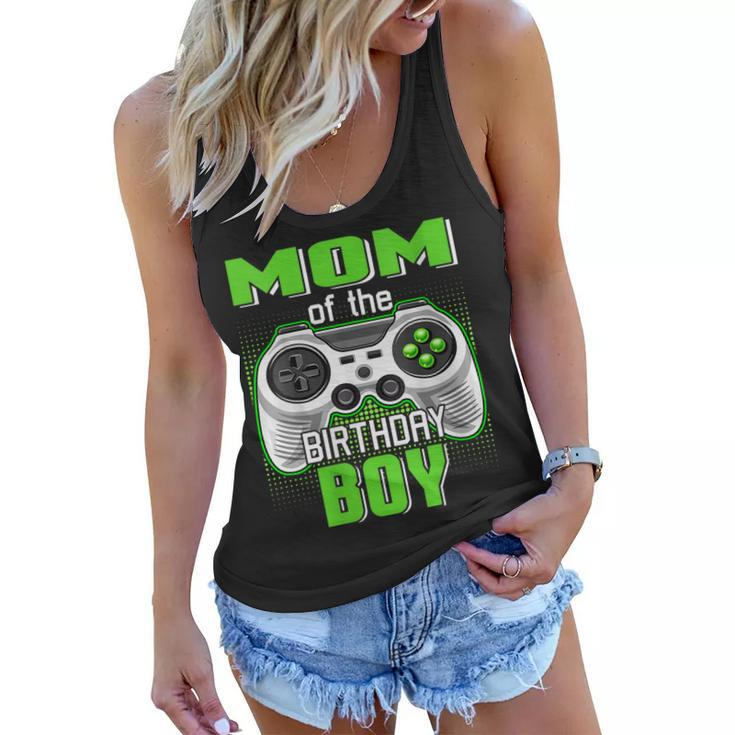 Womens Mom Of The Birthday Boy Video Game B-Day Top Gamer Party  Women Flowy Tank