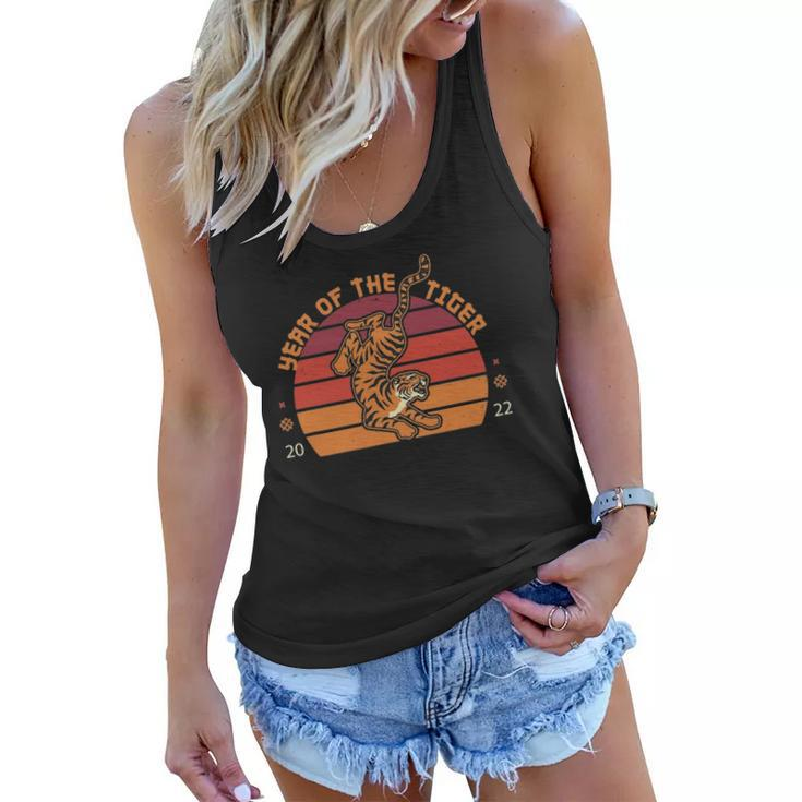 Year Of The Tiger Chinese Zodiac Chinese New Year 2022 Ver2 Women Flowy Tank