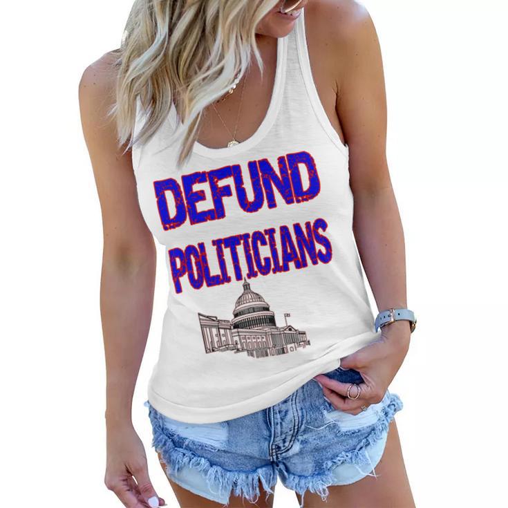 Defund Politicians Women Flowy Tank