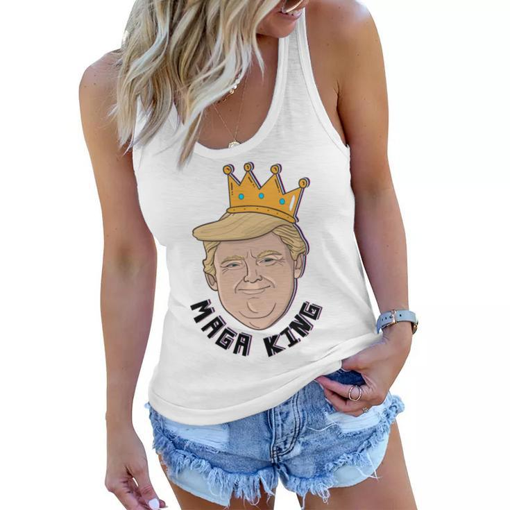 Maga King Donald Trump Meme Women Flowy Tank
