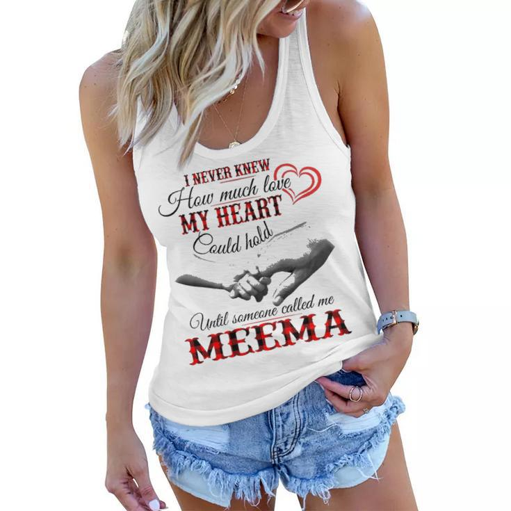 Meema Grandma Gift   Until Someone Called Me Meema Women Flowy Tank