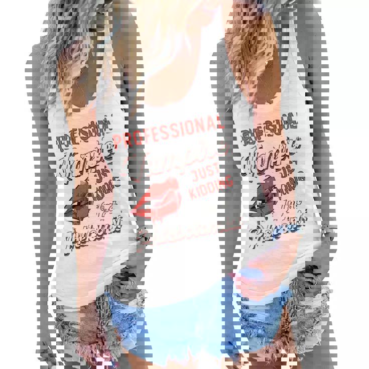 Professional Vampire Phlebotomyl Nurse Retro Phlebotomist Women Flowy Tank