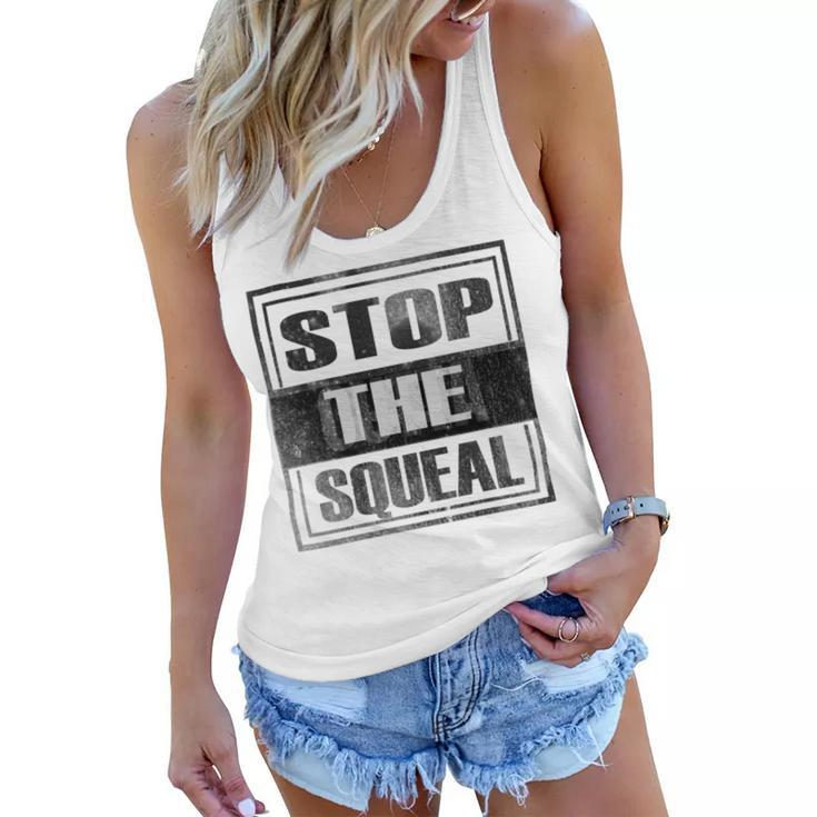 Stop The Squeal - Trump Lost Get On With Running The Country Women Flowy Tank
