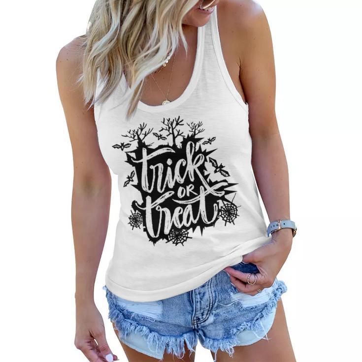 Trick Or Treat Halloween 155 Shirt Women Flowy Tank