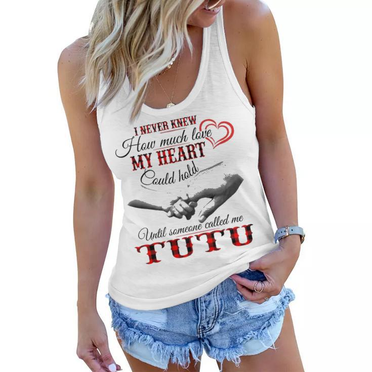 Tutu Grandma Gift   Until Someone Called Me Tutu Women Flowy Tank