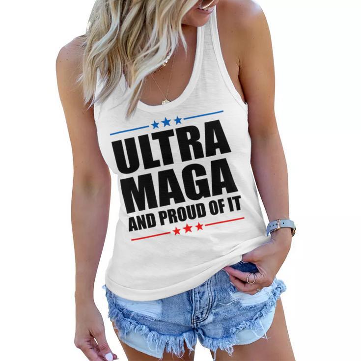 Ultra Maga And Proud Of It V25 Women Flowy Tank