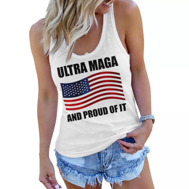 Ultra Maga And Proud Of It V7 Women Flowy Tank