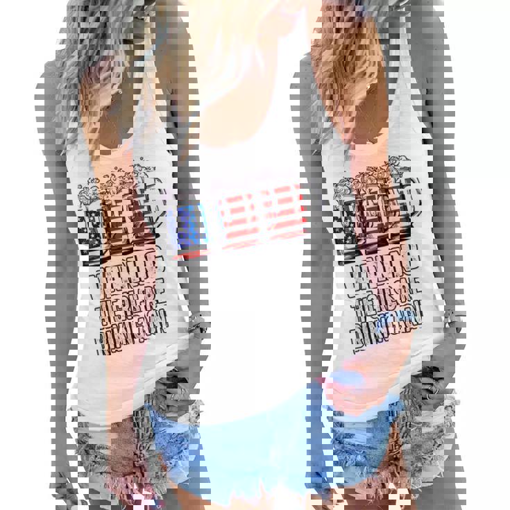Warning The Girls Are Drinking Again 4Th Of July  Women Flowy Tank