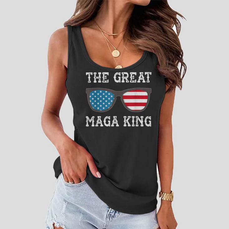 Anti Joe Biden Ultra Maga The Return Of The Great Maga King V3 Women Flowy Tank