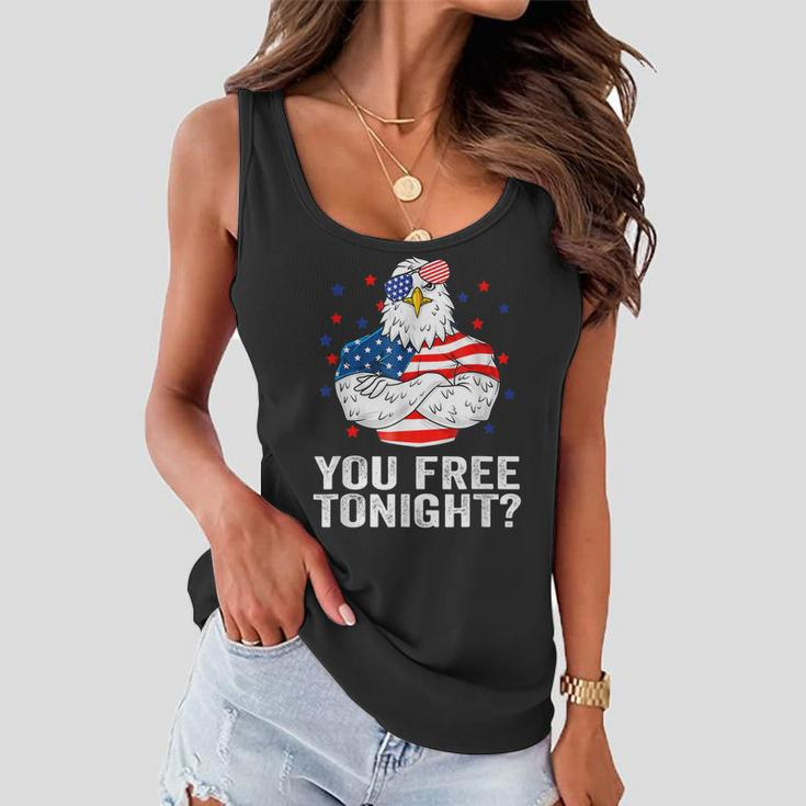 Are You Free Tonight 4Th Of July Independence Day Bald Eagle Women Flowy Tank