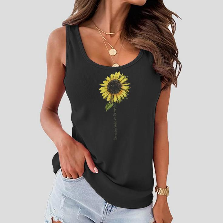 Being An Aunt Makes My Life Complete Sunflower Gift Women Flowy Tank