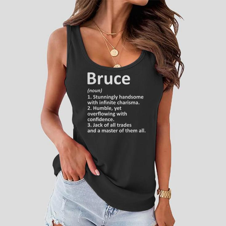 Bruce Definition Personalized Name Funny Birthday Gift Idea Women Flowy Tank