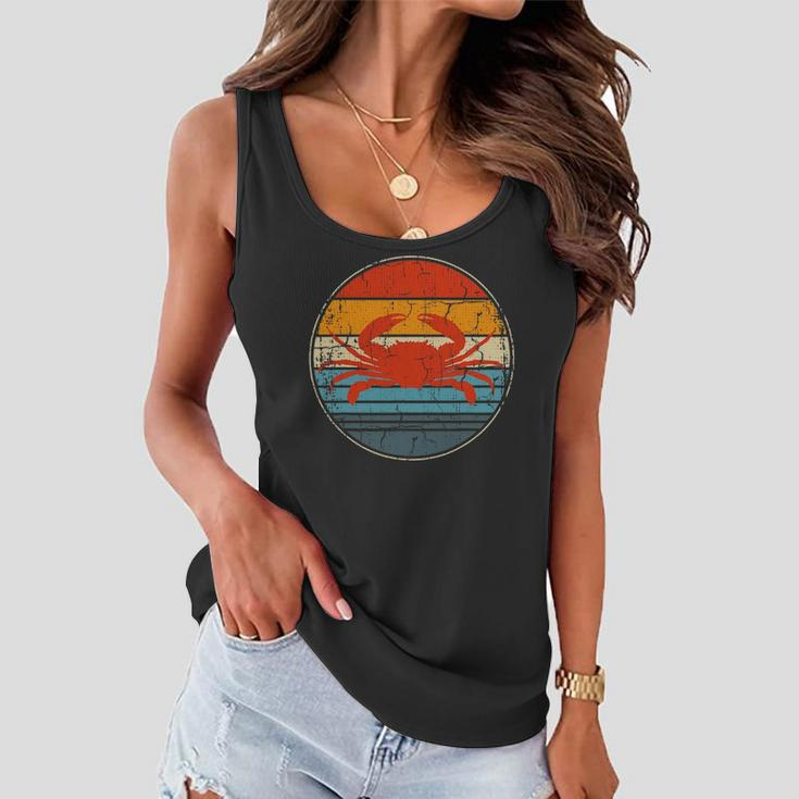 Crab Love Vintage Crabs Crabbing Gifts Seafood Lover Crab Women Flowy Tank